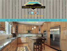 Tablet Screenshot of diamondhillbuilders.com